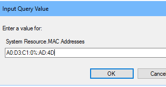 The SCCMist: Query to search for MAC addresses with wildcard