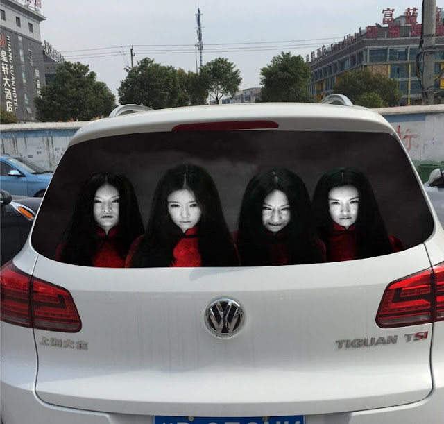 scary car decals