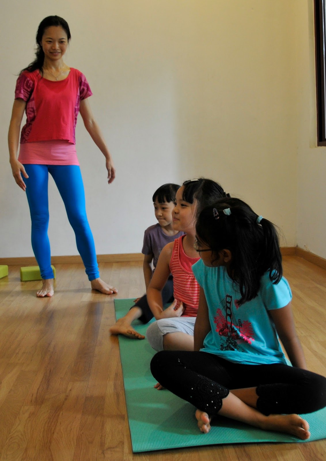 yoga class sunshine walking april