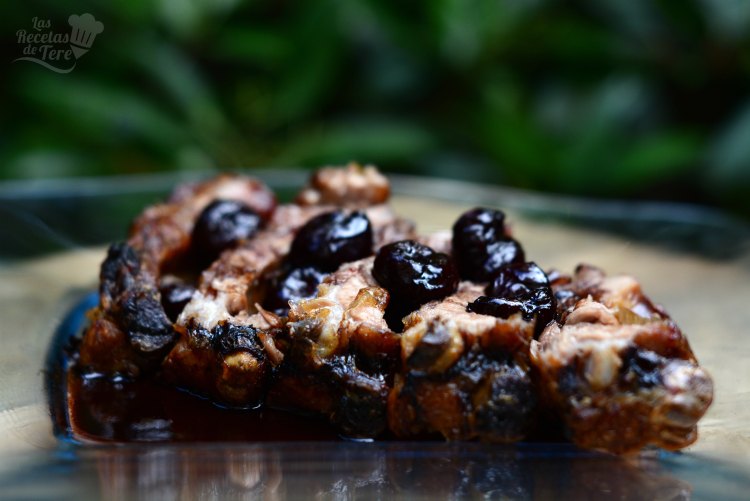 Costillas de cerdo con salsa de picotas y vino moscatel 03