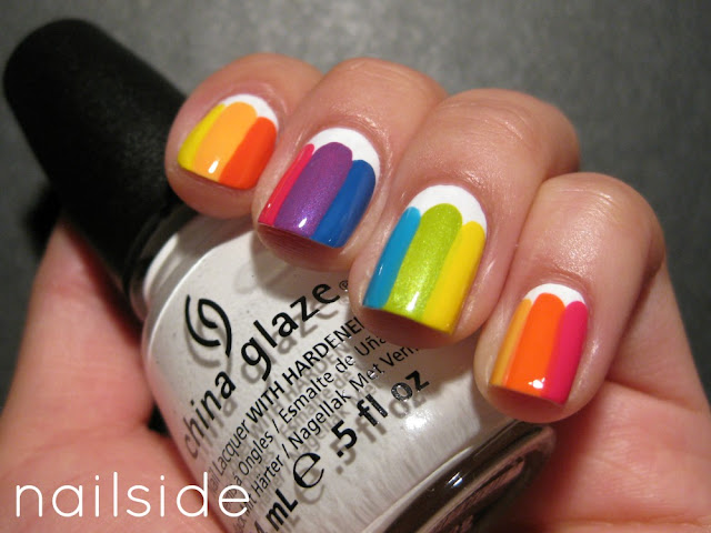 Nailside: 31 Day Challenge, day 9: Rainbow