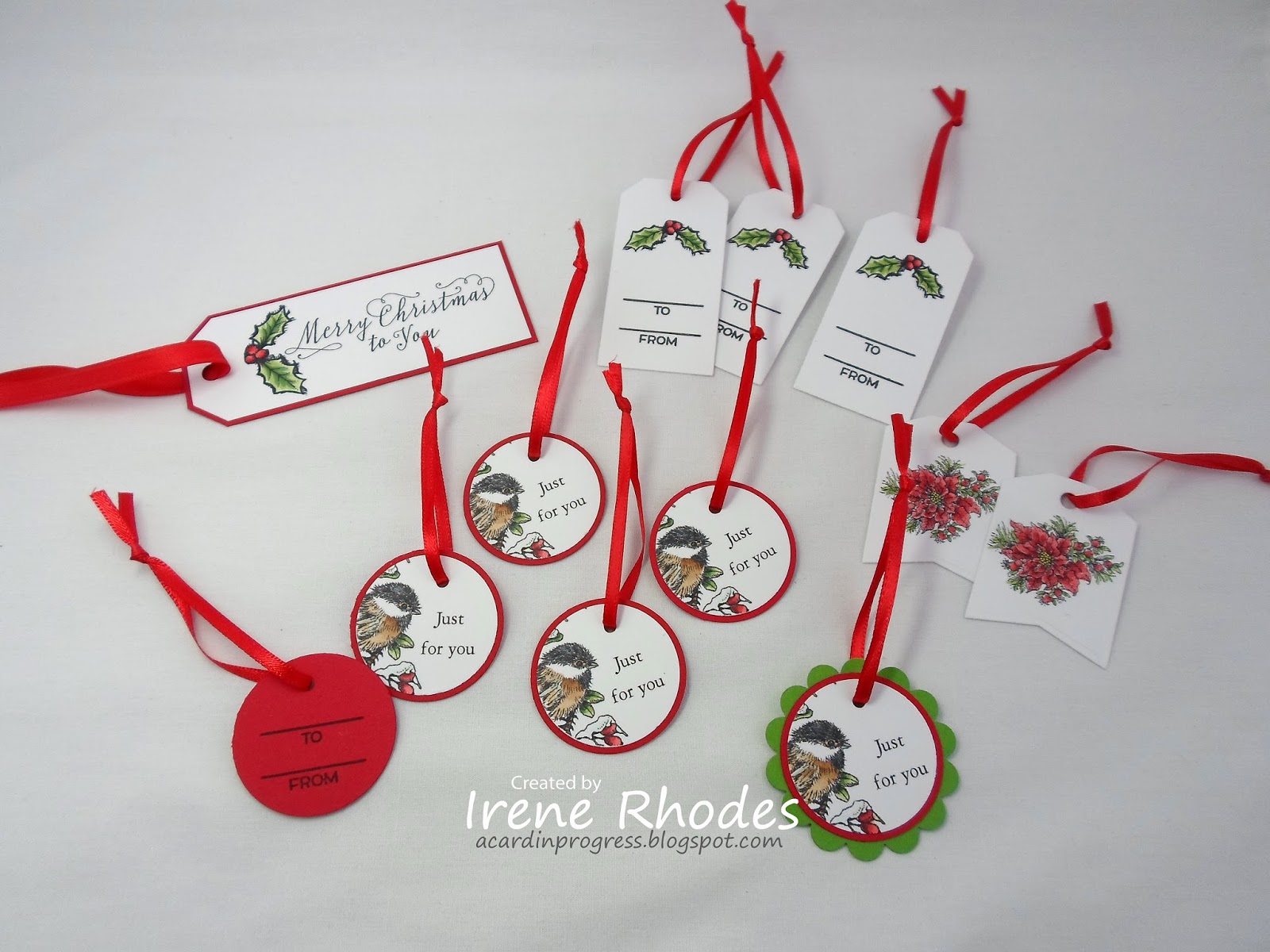 Christmas Gift Tags Day 1 | A CARD in PROGRESS