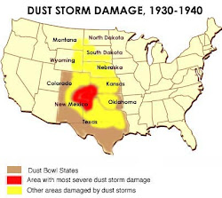 Dust Bowl info-graphic