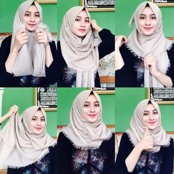 Trik Cepat Cara Memakai Jilbab Segi Empat Sederhana yang Anggun Trik Cepat Cara Memakai Jilbab Segi Empat Sederhana yang Anggun