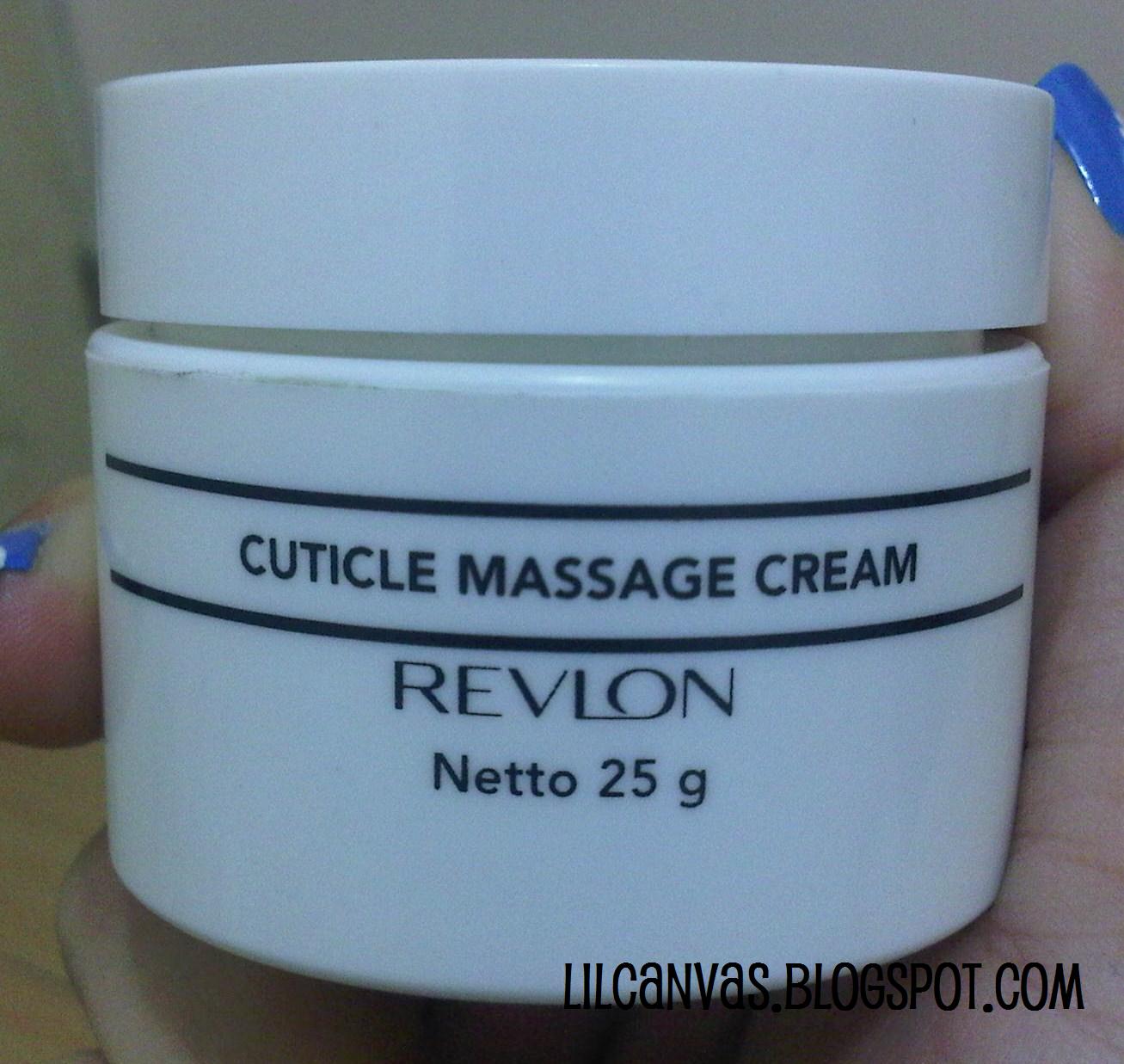 ATME Little Canvas the nail story Review Revlon Cuticle Massage Cream