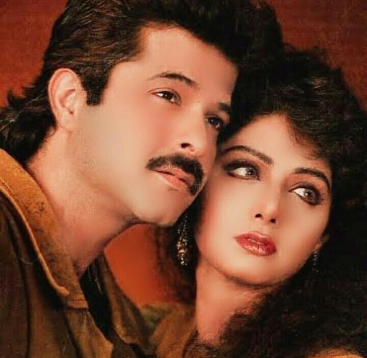 Sridevi: Sridevi and Anil Kapoor; publicity stills for Roop Ki Rani