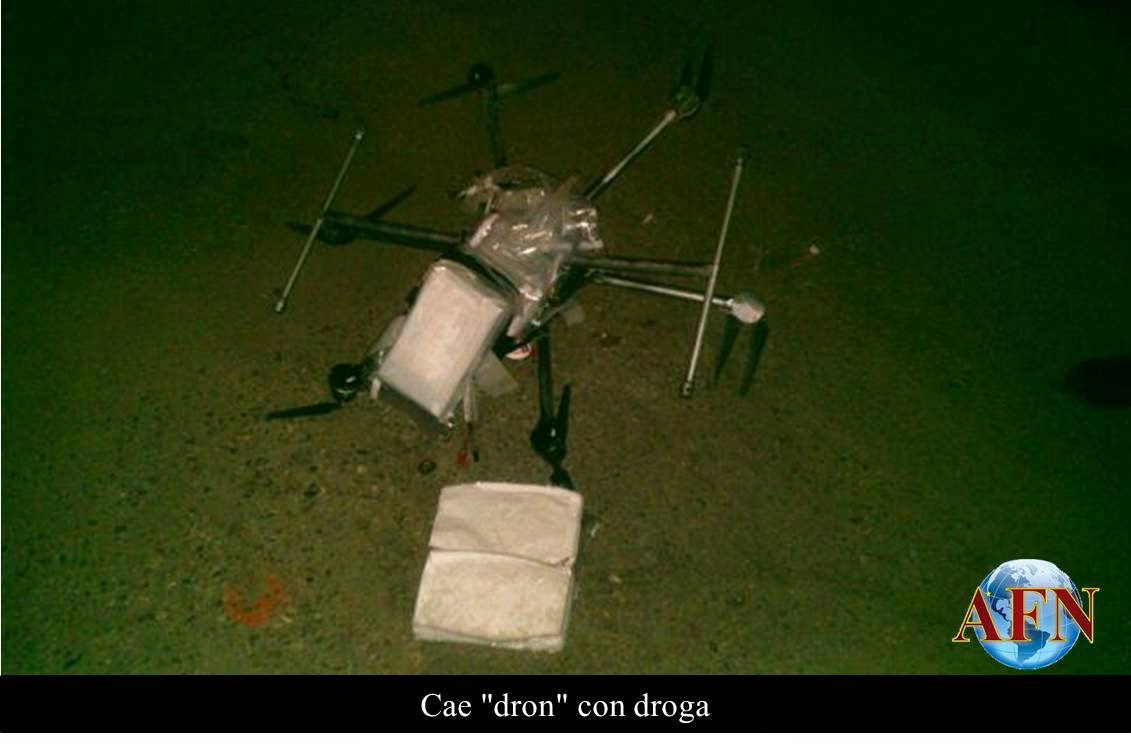 Drone carrying 6 pounds of meth, falls in Tijuana