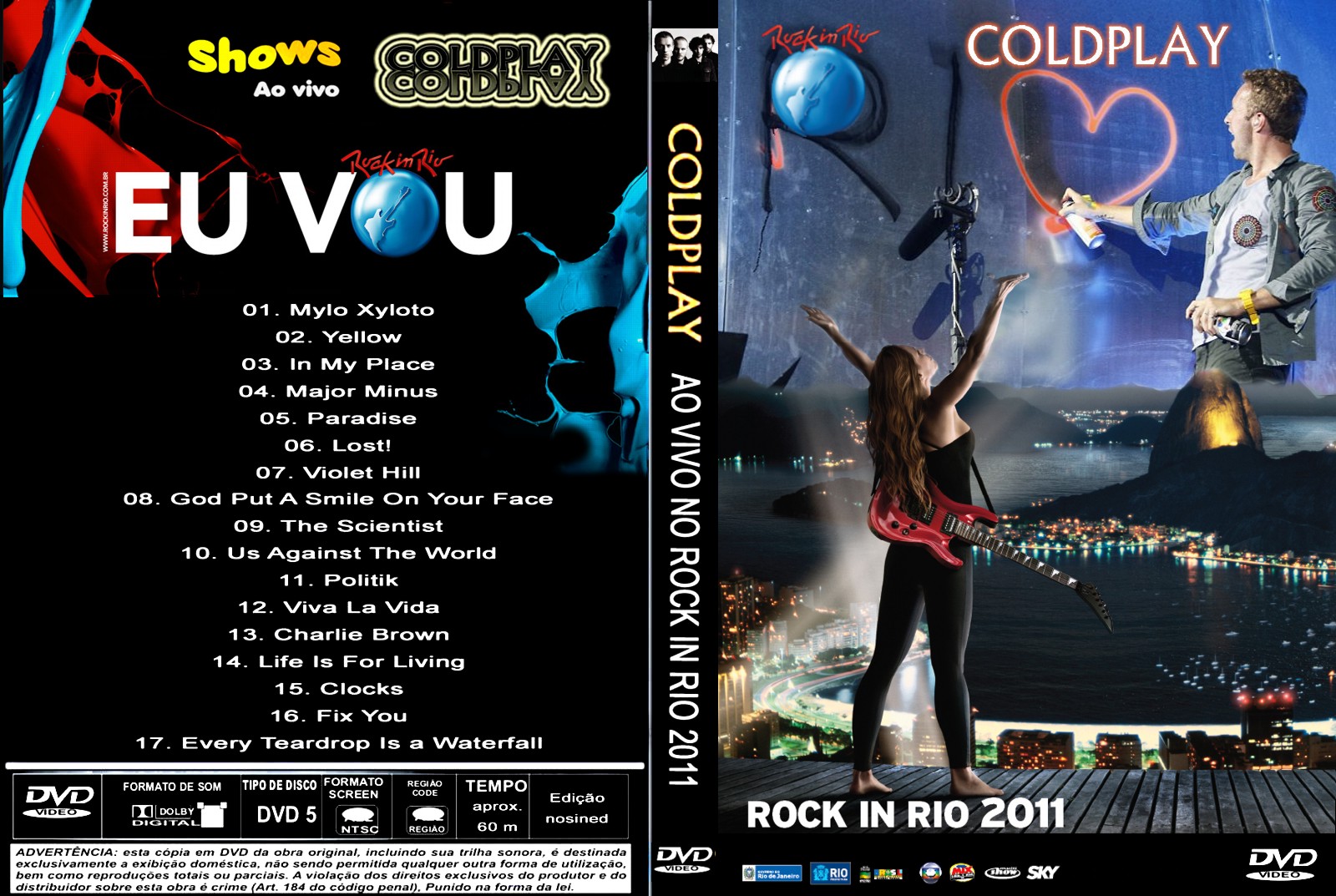 Capas Shows Internacional Coldplay Rock In Rio 2011