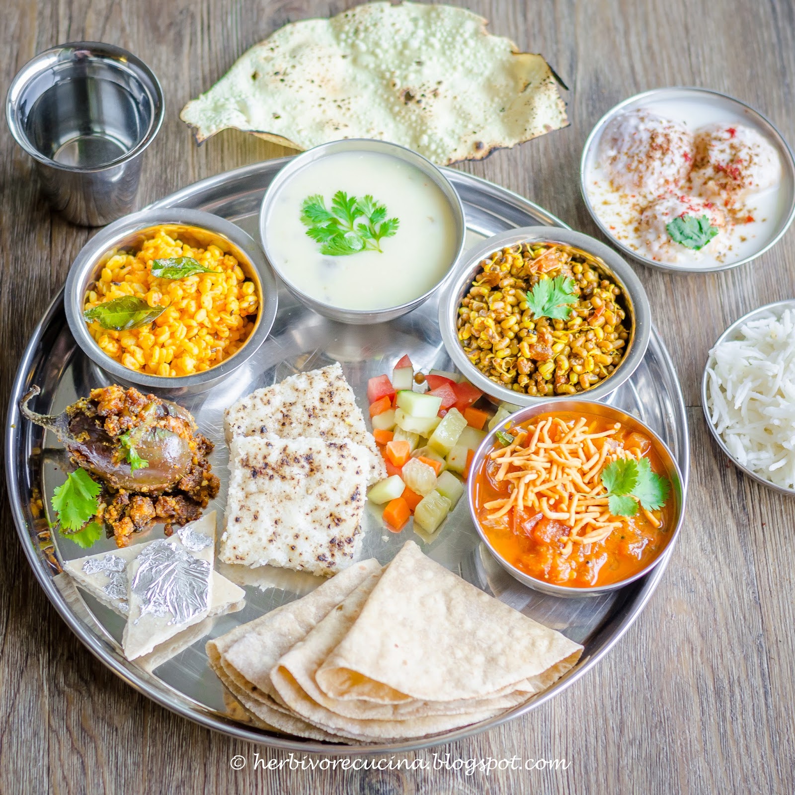 Herbivore Cucina Gujarati (Jain) Thali