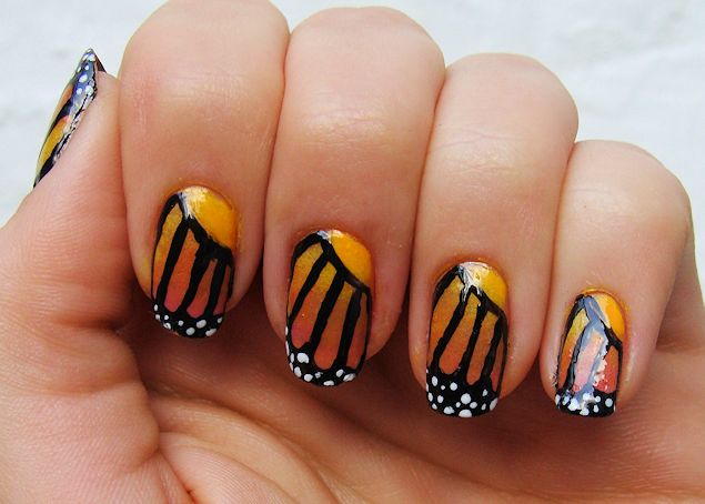 2. Summer Butterfly Nail Designs - wide 3