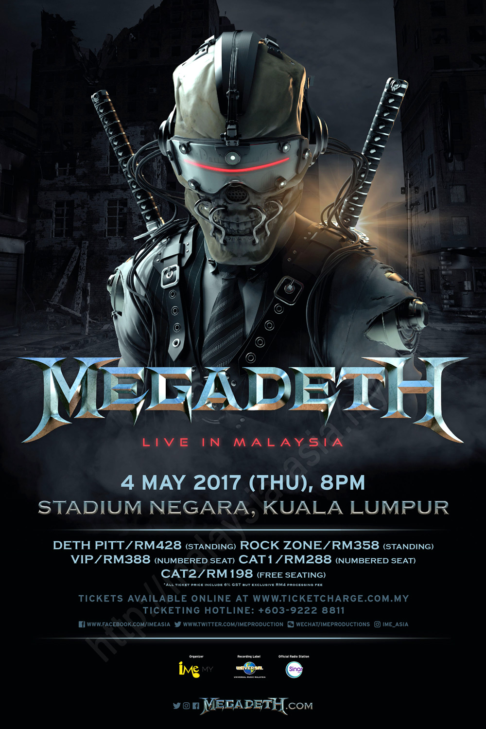Megadeth Live in Malaysia 2017