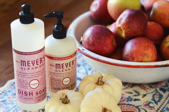 Mrs. Meyer's seasonal scents soaps help me clean MWP