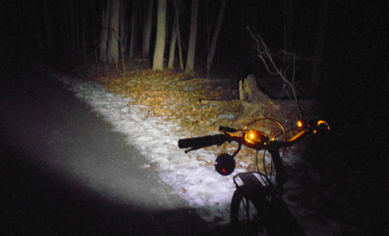 can i bike in the snow
