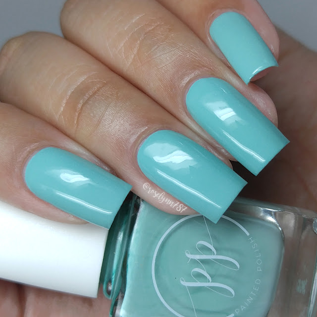 Painted Polish - Stamped in Mint