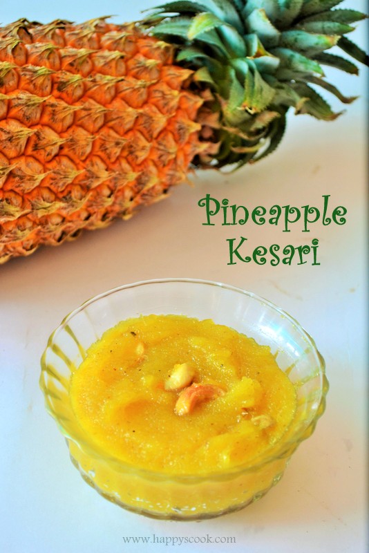 Pineapple Kesari Recipe Pineapple Rava Kesari Pineapple Sheera