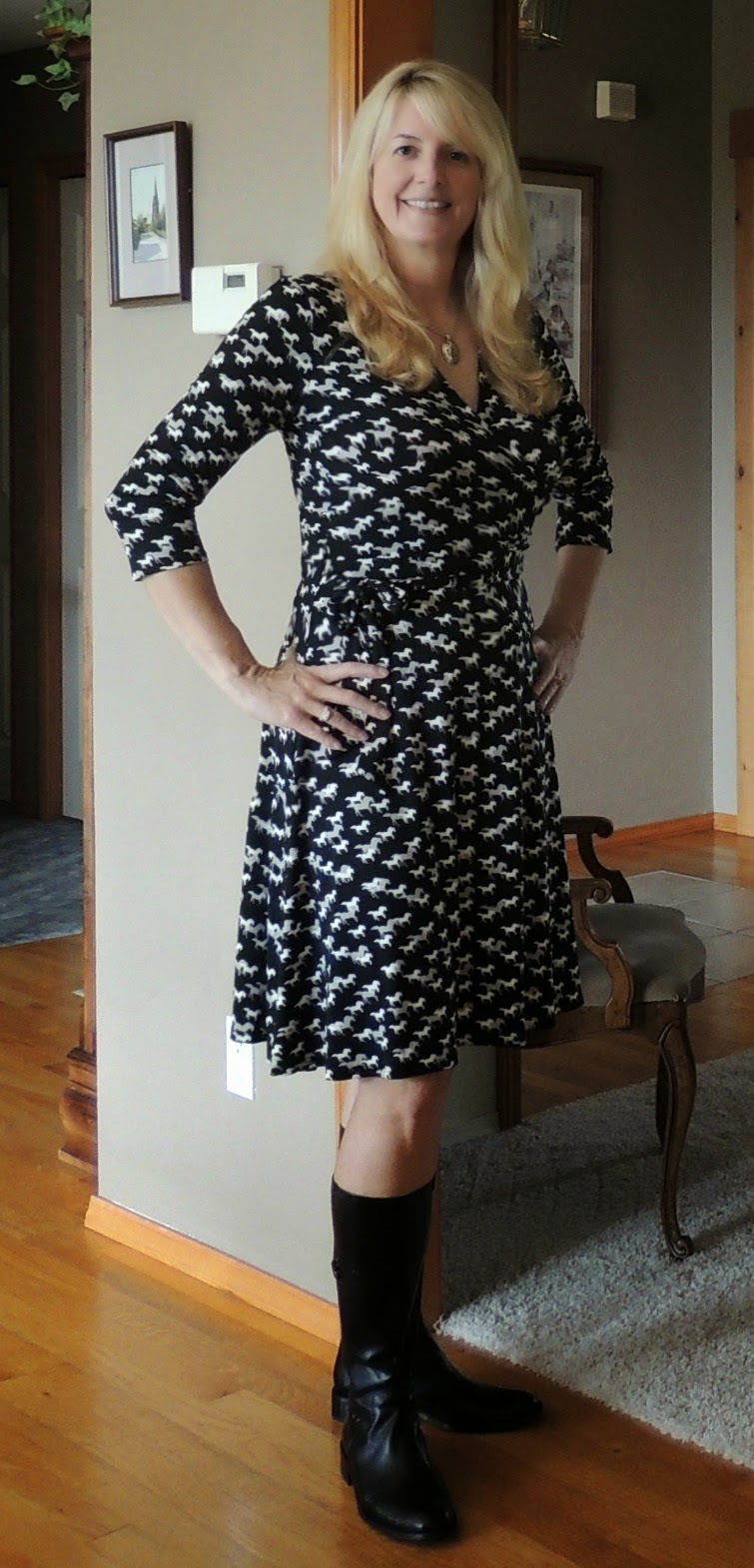 dvf wrap dress how to tie