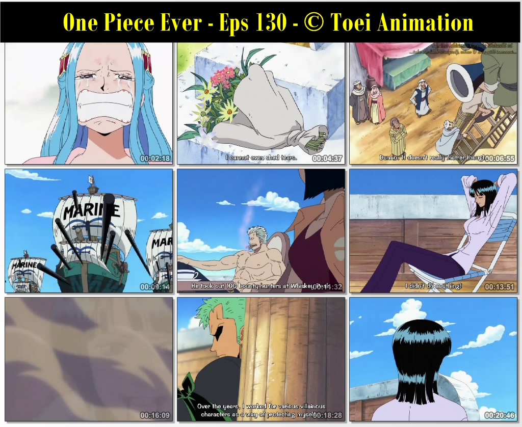 One Piece Ever Episode 130 Beware Her Scent The Seventh One Is Nico Robin
