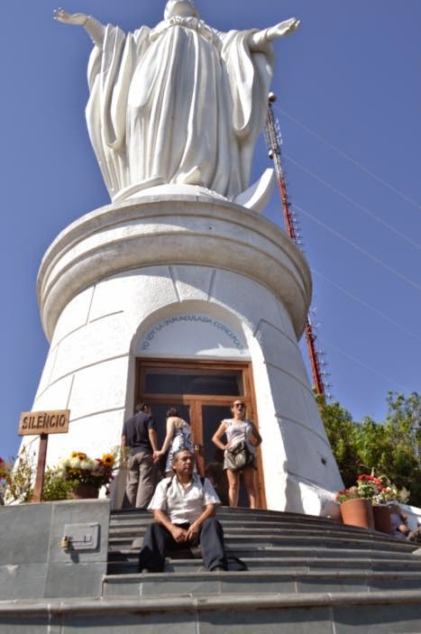 Con la Inmaculada Concepción - Santiago de Chile