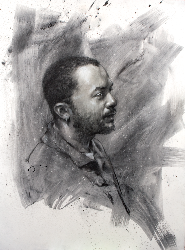 painting charcoal angel sketch joseph drawing saturday copyright