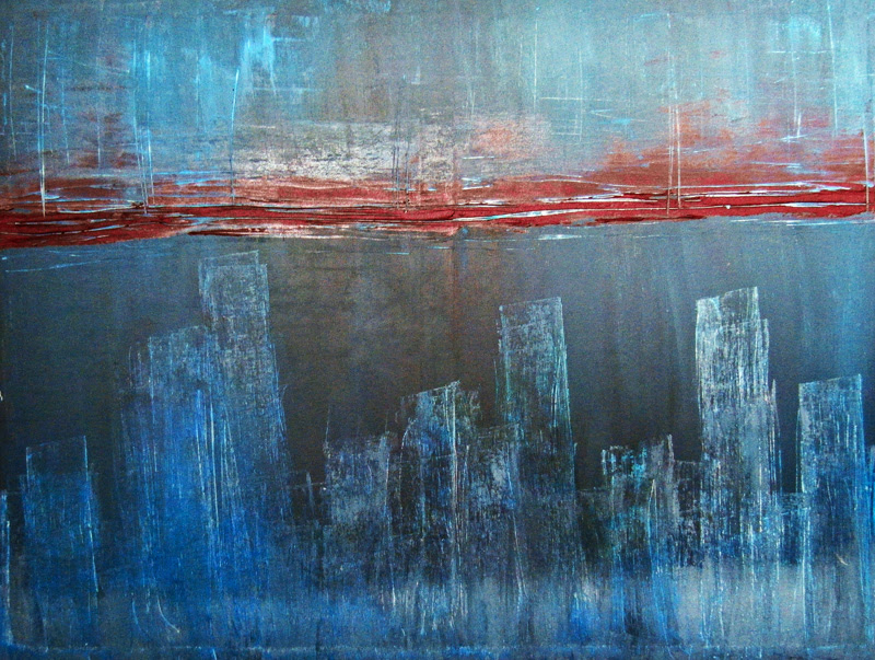 Abstract Paintings by Ella Marciello form Turin, Italy.