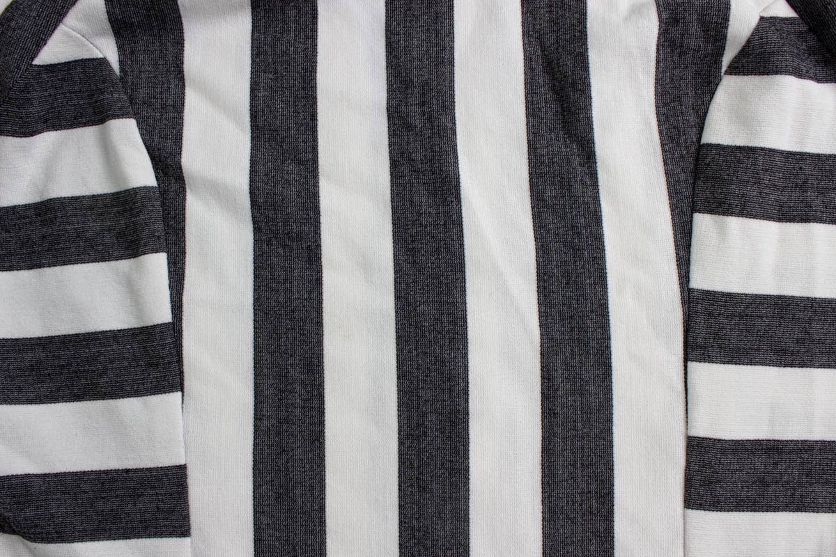 UNLIKELY: Striped sheath: McCalls 6028