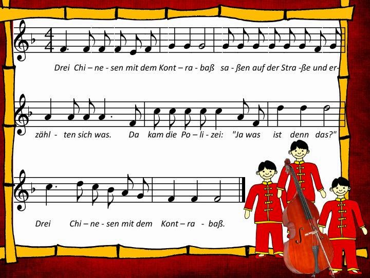 немецкая детская песня. три китайца с контрабасом. немецкая песенка чайковский рисунок. чайковский детский альбом немецкая песенка. немецкие песенки для малышей.