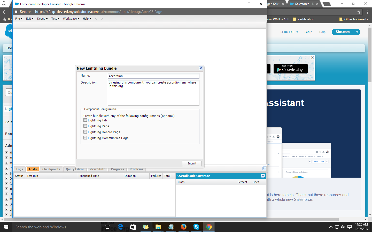 Salesforce Admin 'n' Developer how to create accordion in lightning