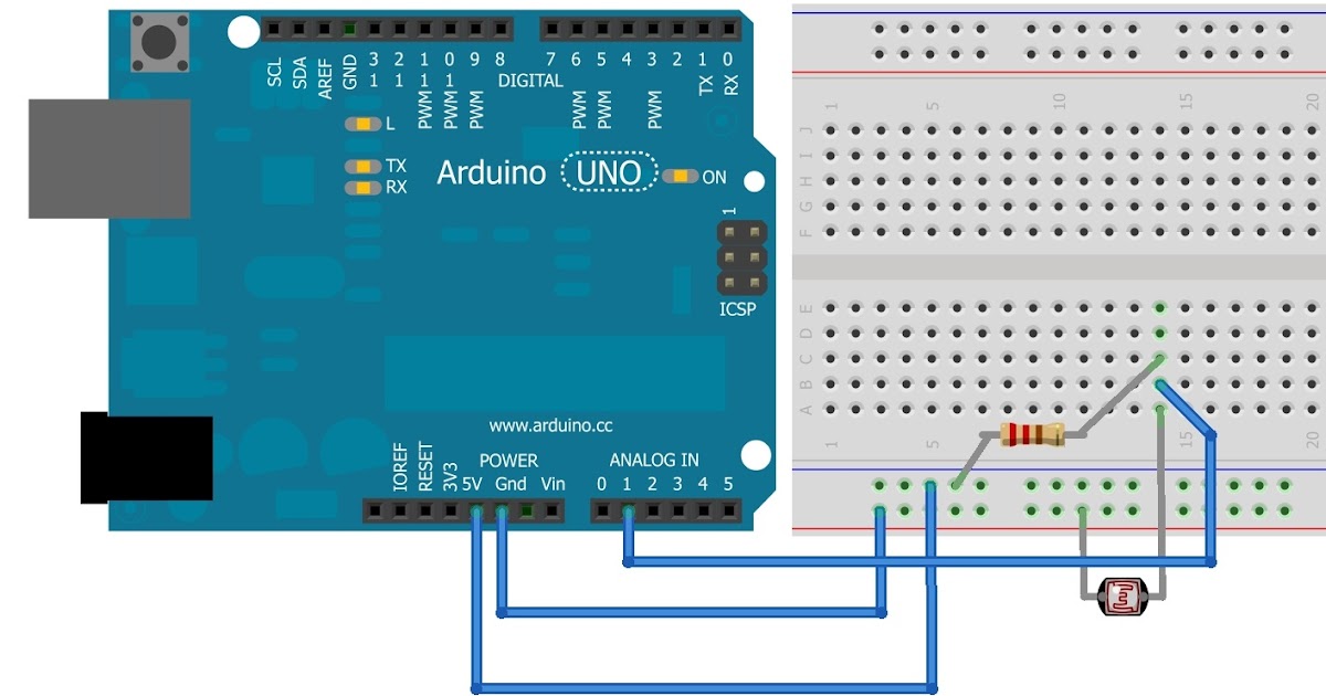 Arduino Project 6 - Inputting Analog Values into Arduino and mapping ...