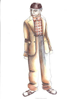 In the Wings: What to Wear? - Costume renderings by Clemency Costume ...