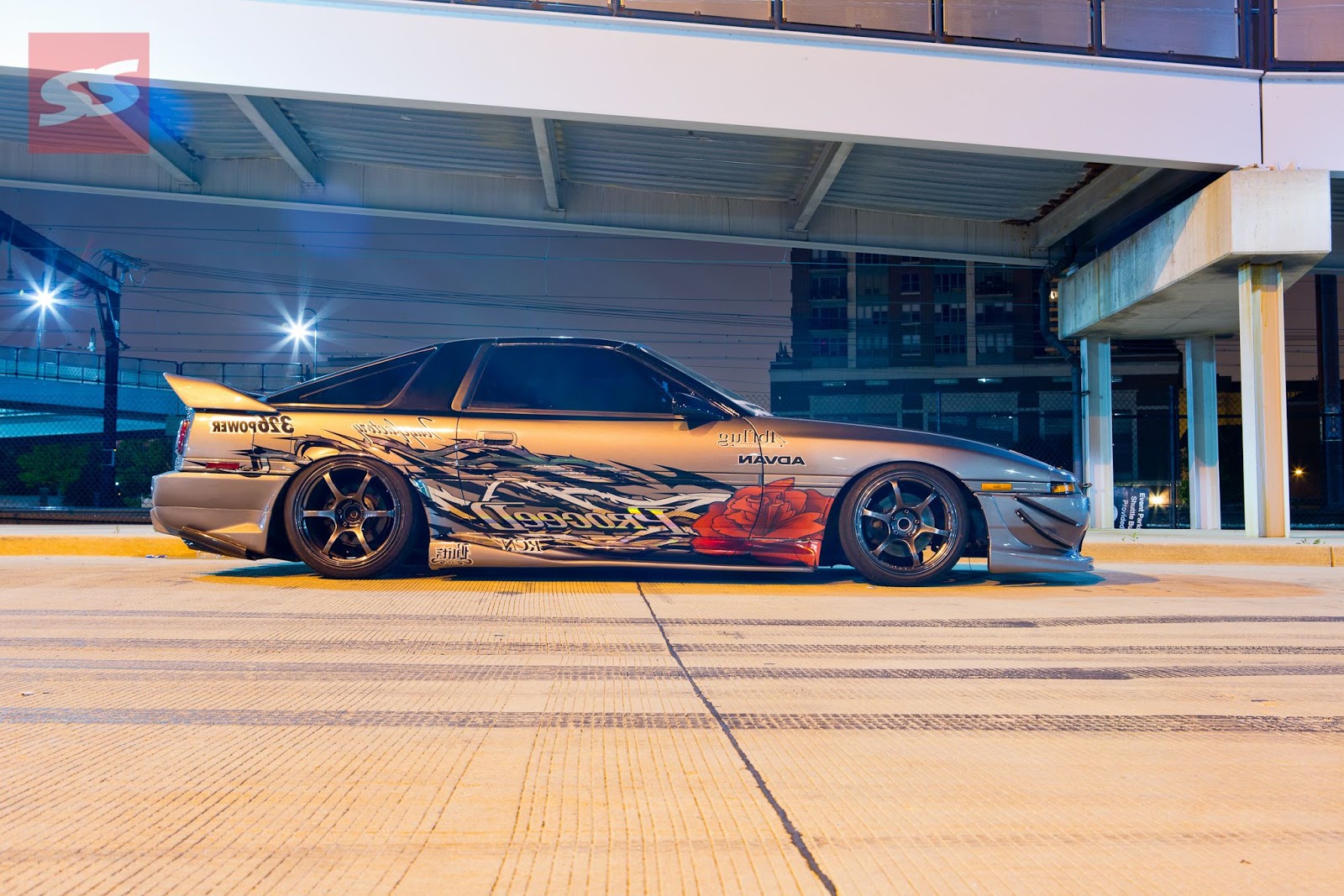 Supra a70 ночной дрифт