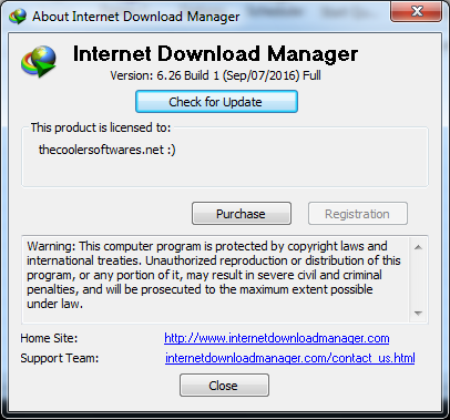 Internet Download Manager IDM 6.26 Build 3 โปรแกรมช่วยดาวน์โหลดเร็วแรง