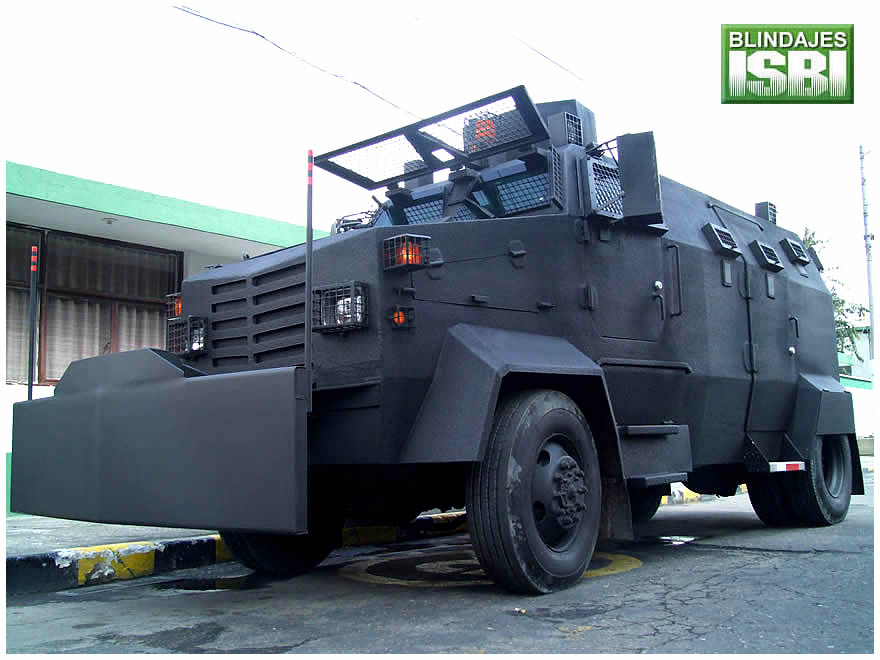 Así era el blindado fabricado en Colombia ISBI "Avispa" de la Policía Nacional de Colombia.