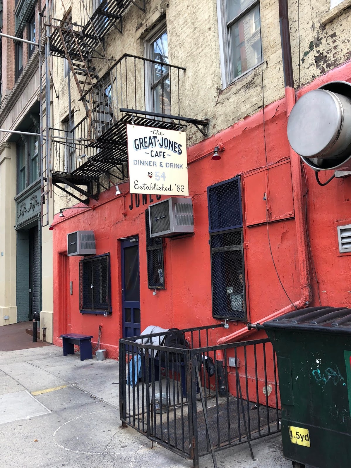 EV Grieve Great Jones Cafe remains closed
