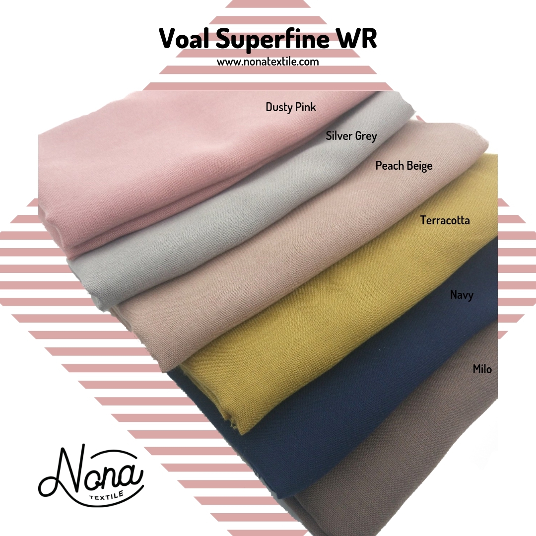 Kain Waterproof Jilbab Anti Air Voal Superfine Water Resistance