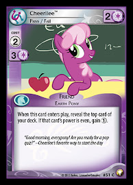My Little Pony Cheerilee, Pass/Fail Equestrian Odysseys CCG Card
