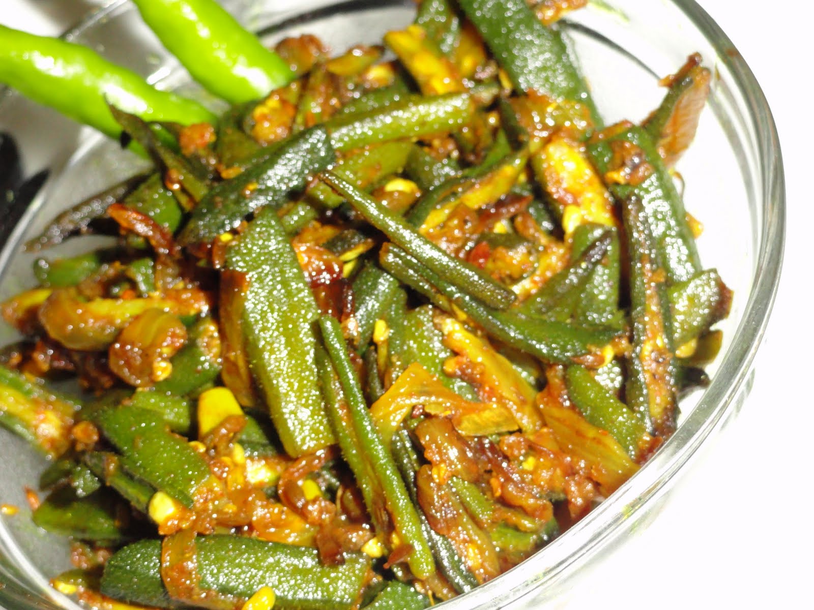Kitchen mania: Shallow Fried Okra / Bhindi Sabzi