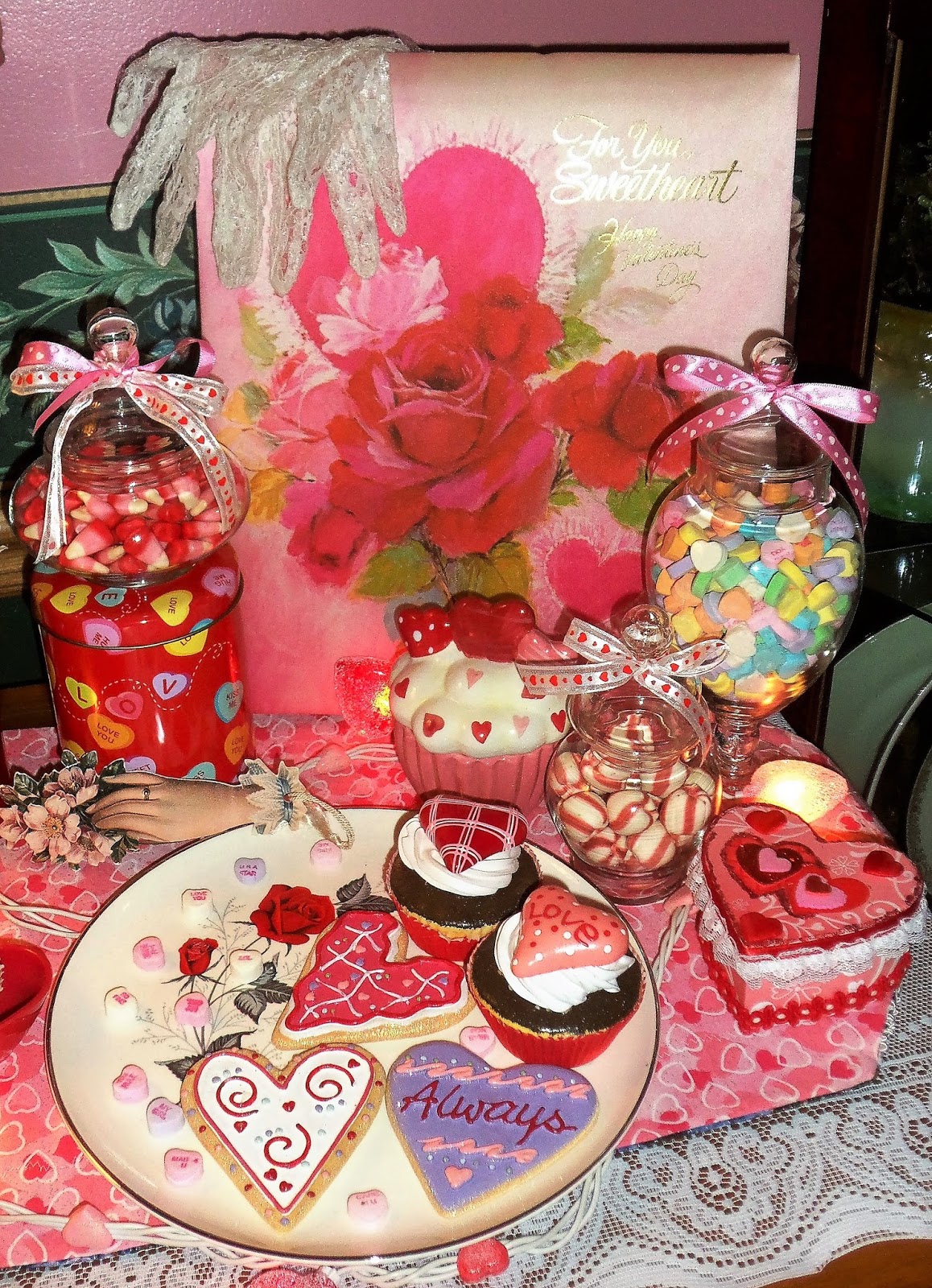 DEBBIE-DABBLE BLOG: Dining Room Valentine Buffet, 2017