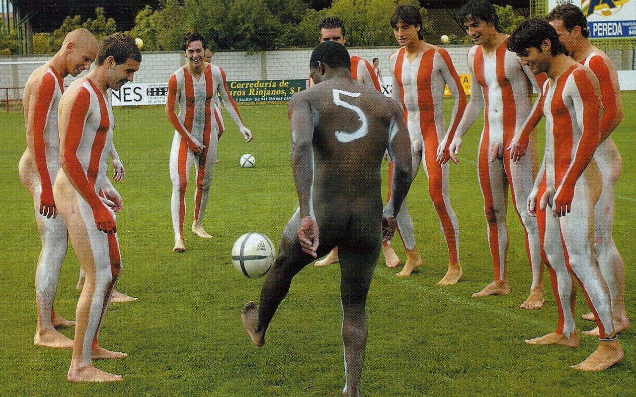Arturo Valls & Logroñés Soccer Team - Naked.