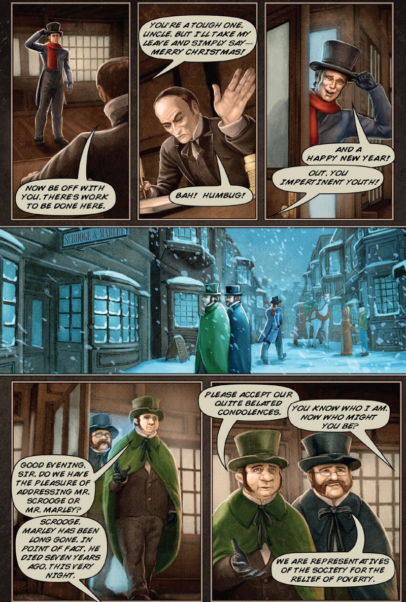 Read page 04 of A Christmas Carol graphic novel