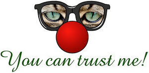 Eyes with glasses on.