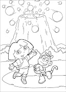 coloriage dora gratuit