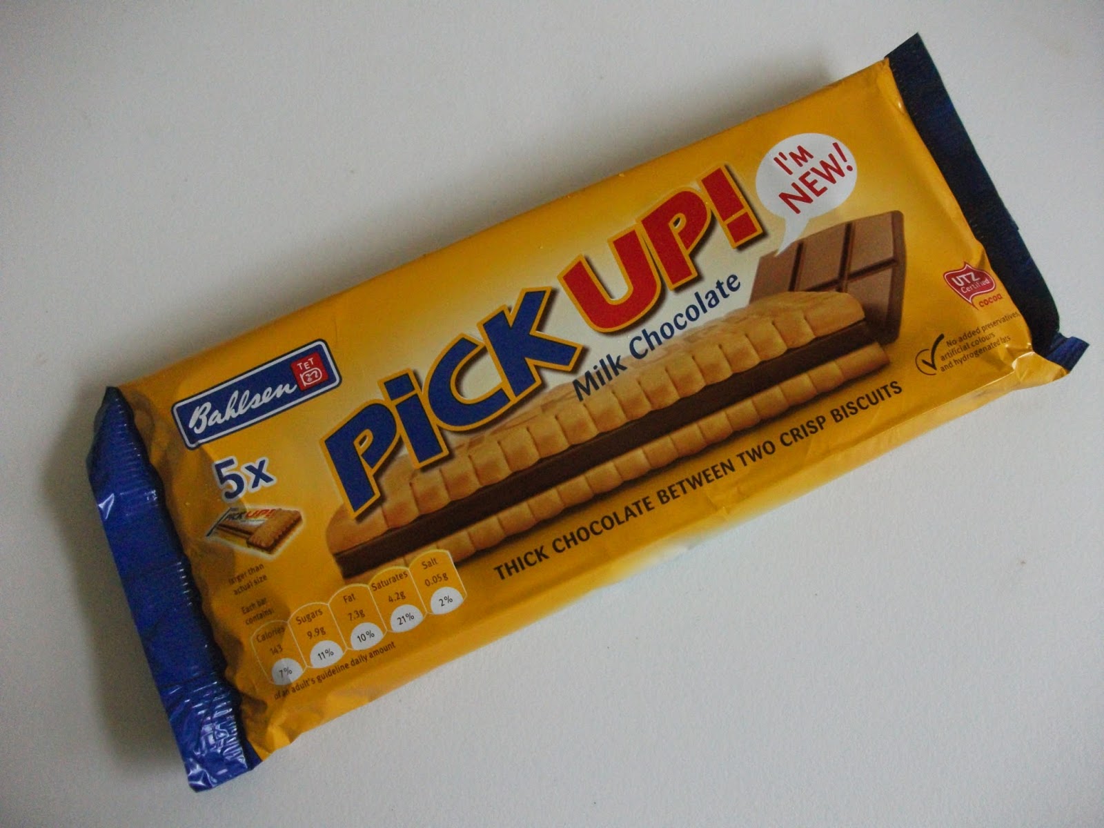 Bahlsen Pick Up! Milk Chocolate Biscuit Bars Review
