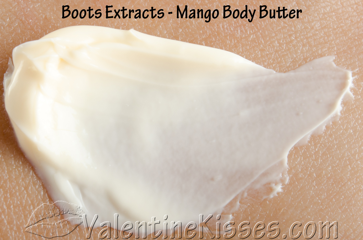 Valentine Kisses Boots Extracts Mango Sugar Scrub & Mango Body Butter pics, swatches, reviews