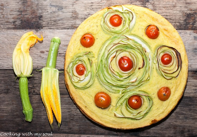 Budinca de dovlecei cu marar si usturoi / Zucchini pudding with dill and garlic