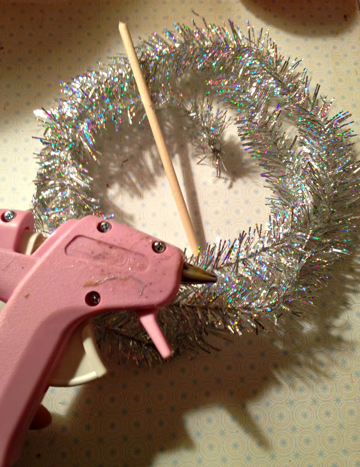 Faerie Enchantment DIY Tinsel Trees