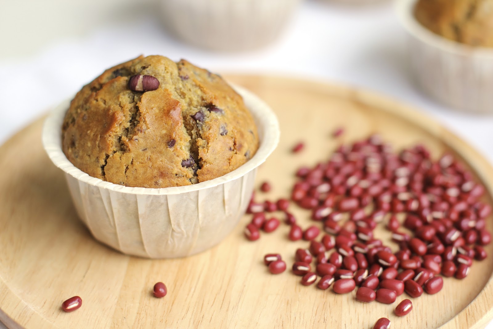Green Cilantro Red Bean (Adzuki) Quinoa Muffins
