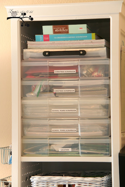 Lookie What I Did: Scrapbooking Organizing Tower - Swivels 360°