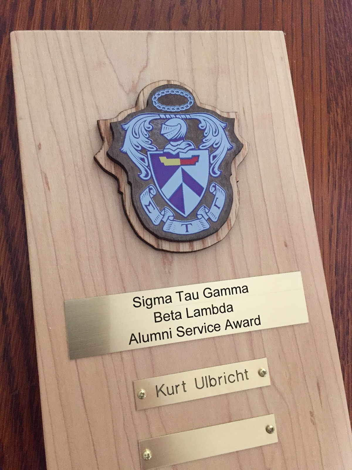 Sigma Tau Gamma Beta Lambda Awards