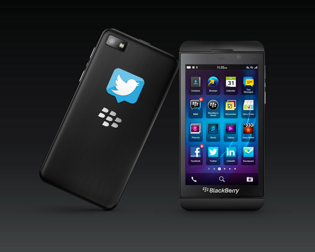 Twitter ya tiene su app lista en Blackberry World para #BlackBerry10