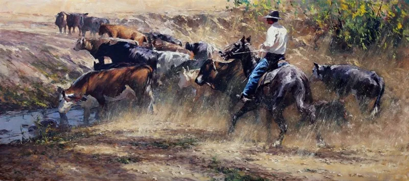 Robert Hagan 1947 | Australian Impressionist painter | Western painting